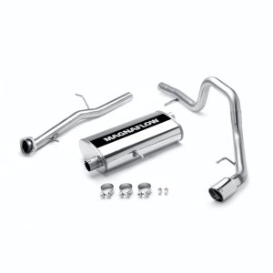 Ford Explorer Sport Trac Performance Exhaust - Single Driver Side Rear exit - Magnaflow - Cat Back - Polished - `07-`10