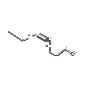 Volkswagen Rabbit Performance Exhaust - Driver Side Rear - Magnaflow - Touring Series Cat-Back - Polished - `06-`14