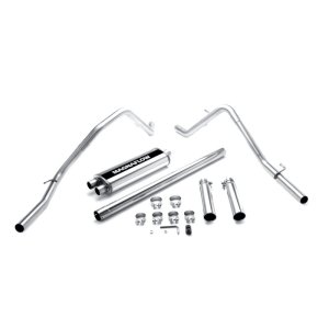Dodge Ram 1500 Performance Exhaust - Rear - Magnaflow - Cat-Back, Dual Split Rear - Polished - `06-`07