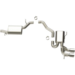 Audi A3 Quattro Performance Exhaust - Rear - Magnaflow - Touring Series Cat-Back - Polished - `06-`09