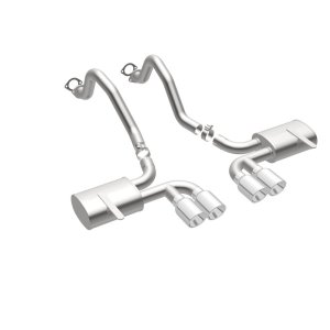 Chevrolet Corvette Performance Exhaust - Rear - Magnaflow - Cat Back, Street Series, Axle-Back - Polished - `97-`04 Chevrolet Corvette Performance Exhaust - Rear - Magnaflow - Cat Back, Street Series, Axle-Back - Polished - `97-`04