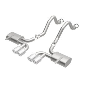 Chevrolet Corvette Performance Exhaust - Rear - Magnaflow - Cat Back, Street Series, Axle-Back - Polished - `97-`04 Chevrolet Corvette Performance Exhaust - Rear - Magnaflow - Cat Back, Street Series, Axle-Back - Polished - `97-`04