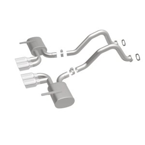 Chevrolet Corvette Performance Exhaust - Rear - Magnaflow - Cat Back, Street Series, Axle-Back - Polished - `97-`04 Chevrolet Corvette Performance Exhaust - Rear - Magnaflow - Cat Back, Street Series, Axle-Back - Polished - `97-`04