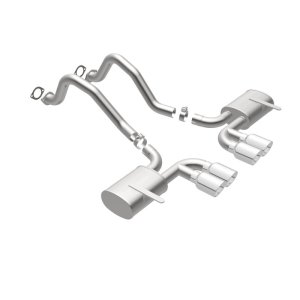 Chevrolet Corvette Performance Exhaust - Rear - Magnaflow - Cat Back, Street Series, Axle-Back - Polished - `97-`04 Chevrolet Corvette Performance Exhaust - Rear - Magnaflow - Cat Back, Street Series, Axle-Back - Polished - `97-`04