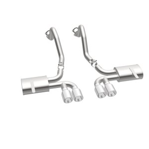 Chevrolet Corvette Performance Exhaust - Rear - Magnaflow - Cat Back, Street Series, Axle-Back - Polished - `97-`04 Chevrolet Corvette Performance Exhaust - Rear - Magnaflow - Cat Back, Street Series, Axle-Back - Polished - `97-`04