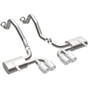 Chevrolet Corvette Performance Exhaust - Rear - Magnaflow - Cat Back, Street Series, Axle-Back - Polished - `97-`04 Chevrolet Corvette Performance Exhaust - Rear - Magnaflow - Cat Back, Street Series, Axle-Back - Polished - `97-`04