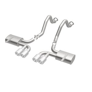 Chevrolet Corvette Performance Exhaust - Rear - Magnaflow - Cat Back, Street Series, Axle-Back - Polished - `97-`04 Chevrolet Corvette Performance Exhaust - Rear - Magnaflow - Cat Back, Street Series, Axle-Back - Polished - `97-`04