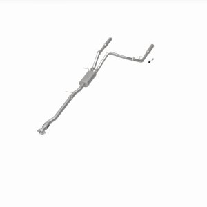 GMC Sierra Performance Exhaust - Rear - Magnaflow - Cat Back, Street Series, Dual Split Rear Exit - 2007