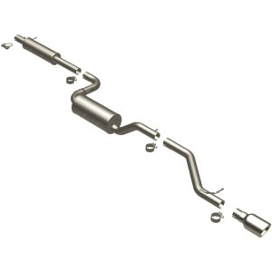 Mazda 3 Performance Exhaust - Single Straight Driver Side Rear - Magnaflow - Cat Back - Polished - `07-`09