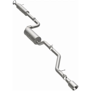 Mazda 3 Performance Exhaust - Single Straight Driver Side Rear - Magnaflow - Cat Back - Polished - `07-`09