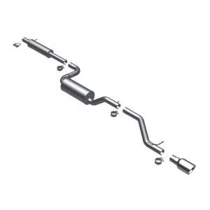 Mazda 3 Performance Exhaust - Single Straight Driver Side Rear - Magnaflow - Cat Back - Polished - `07-`09