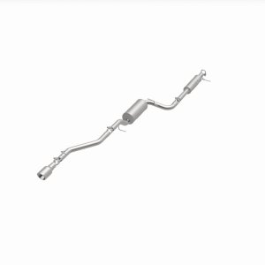 Mazda 3 Performance Exhaust - Single Straight Driver Side Rear - Magnaflow - Cat Back - Polished - `07-`09