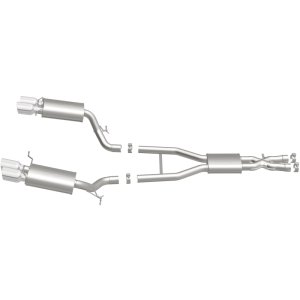 BMW M5 Performance Exhaust - Rear - Magnaflow - Touring Series Cat-Back with Quad Split Rear Exit - Polished - `06-`10