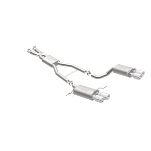 BMW M5 Performance Exhaust - Rear - Magnaflow - Touring Series Cat-Back with Quad Split Rear Exit - Polished - `06-`10