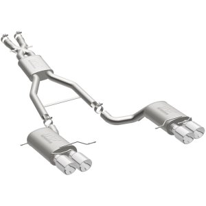 BMW M5 Performance Exhaust - Rear - Magnaflow - Touring Series Cat-Back with Quad Split Rear Exit - Polished - `06-`10
