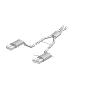 BMW M5 Performance Exhaust - Rear - Magnaflow - Touring Series Cat-Back with Quad Split Rear Exit - Polished - `06-`10