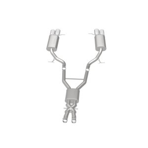 BMW M5 Performance Exhaust - Rear - Magnaflow - Touring Series Cat-Back with Quad Split Rear Exit - Polished - `06-`10