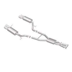 BMW M5 Performance Exhaust - Rear - Magnaflow - Touring Series Cat-Back with Quad Split Rear Exit - Polished - `06-`10