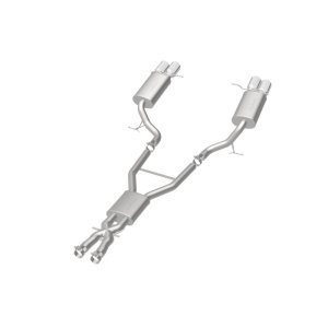 BMW M5 Performance Exhaust - Rear - Magnaflow - Touring Series Cat-Back with Quad Split Rear Exit - Polished - `06-`10