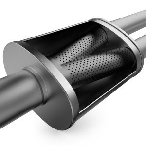 BMW M5 Performance Exhaust - Rear - Magnaflow - Touring Series Cat-Back with Quad Split Rear Exit - Polished - `06-`10