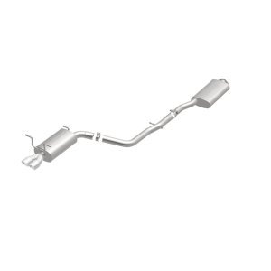 Infiniti G35 Performance Exhaust - Rear - Magnaflow - Cat-Back, Street Series, Dual Driver-Side Rear Exit, Stainless Steel, 2.5in Piping, 3in Tips - Polished - `03-`06