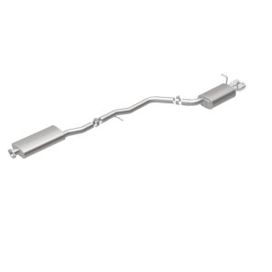 Infiniti G35 Performance Exhaust - Rear - Magnaflow - Cat-Back, Street Series, Dual Driver-Side Rear Exit, Stainless Steel, 2.5in Piping, 3in Tips - Polished - `03-`06