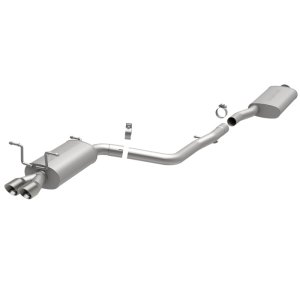 Infiniti G35 Performance Exhaust - Rear - Magnaflow - Cat-Back, Street Series, Dual Driver-Side Rear Exit, Stainless Steel, 2.5in Piping, 3in Tips - Polished - `03-`06