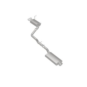 Infiniti G35 Performance Exhaust - Rear - Magnaflow - Cat-Back, Street Series, Dual Driver-Side Rear Exit, Stainless Steel, 2.5in Piping, 3in Tips - Polished - `03-`06