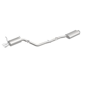 Infiniti G35 Performance Exhaust - Rear - Magnaflow - Cat-Back, Street Series, Dual Driver-Side Rear Exit, Stainless Steel, 2.5in Piping, 3in Tips - Polished - `03-`06