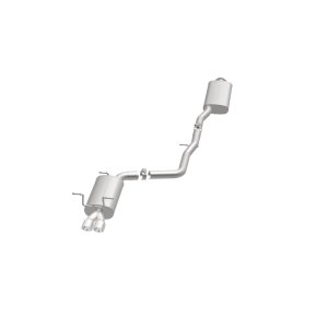 Infiniti G35 Performance Exhaust - Rear - Magnaflow - Cat-Back, Street Series, Dual Driver-Side Rear Exit, Stainless Steel, 2.5in Piping, 3in Tips - Polished - `03-`06