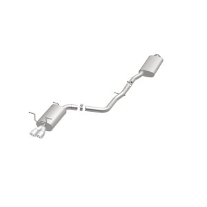 Infiniti G35 Performance Exhaust - Rear - Magnaflow - Cat-Back, Street Series, Dual Driver-Side Rear Exit, Stainless Steel, 2.5in Piping, 3in Tips - Polished - `03-`06