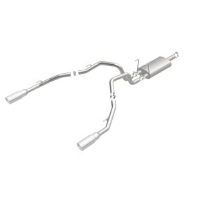 Dodge Ram Performance Exhaust - Rear - Magnaflow - Street Series Cat-Back Dual Split Rear Exit - Polished - 2009