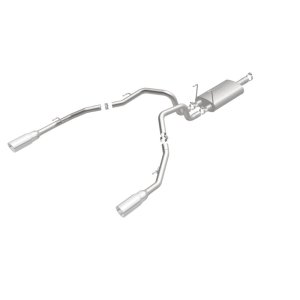 Dodge Ram Performance Exhaust - Rear - Magnaflow - Street Series Cat-Back Dual Split Rear Exit - Polished - 2009