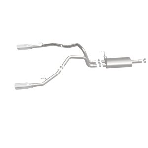 Dodge Ram Performance Exhaust - Rear - Magnaflow - Street Series Cat-Back Dual Split Rear Exit - Polished - 2009