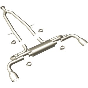 Lexus SC430 Performance Exhaust - Dual Split Rear - Magnaflow - Cat Back - Polished - `02-`08