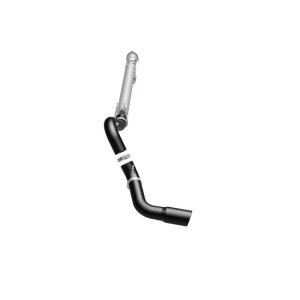 Ford F-350 Performance Exhaust - Single Passenger Side Rear - Magnaflow - Filter-Back, Black Series - Black - `08-`17