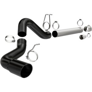 Ford F-350 Performance Exhaust - Single Passenger Side Rear - Magnaflow - Filter-Back, Black Series - Black - `08-`17