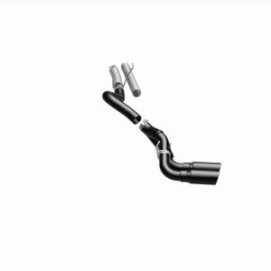Ram 2500 Performance Exhaust - Dual Same Side Behind Passenger Rear Tire - Magnaflow - DPF Back Dual Single Passenger Side Rear Exit - Black - `13-`18