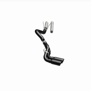 Ram 3500 Performance Exhaust - Dual Same Side Behind Passenger Rear Tire - Magnaflow - DPF Back Dual Single Passenger Side Rear Exit - Black - `13-`18 Ram 3500 Performance Exhaust - Dual Same Side Behind Passenger Rear Tire - Magnaflow - DPF Back Dual Single Passenger Side Rear Exit - Black - `13-`18