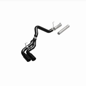 Ram 3500 Performance Exhaust - Dual Same Side Behind Passenger Rear Tire - Magnaflow - DPF Back Dual Single Passenger Side Rear Exit - Black - `13-`18 Ram 3500 Performance Exhaust - Dual Same Side Behind Passenger Rear Tire - Magnaflow - DPF Back Dual Single Passenger Side Rear Exit - Black - `13-`18