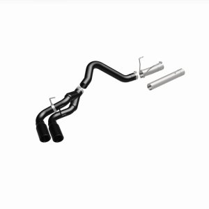 Ram 3500 Performance Exhaust - Dual Same Side Behind Passenger Rear Tire - Magnaflow - DPF Back Dual Single Passenger Side Rear Exit - Black - `13-`18 Ram 3500 Performance Exhaust - Dual Same Side Behind Passenger Rear Tire - Magnaflow - DPF Back Dual Single Passenger Side Rear Exit - Black - `13-`18