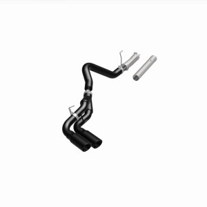 Ram 3500 Performance Exhaust - Dual Same Side Behind Passenger Rear Tire - Magnaflow - DPF Back Dual Single Passenger Side Rear Exit - Black - `13-`18 Ram 3500 Performance Exhaust - Dual Same Side Behind Passenger Rear Tire - Magnaflow - DPF Back Dual Single Passenger Side Rear Exit - Black - `13-`18