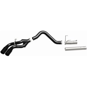 Ram 3500 Performance Exhaust - Dual Same Side Behind Passenger Rear Tire - Magnaflow - DPF Back Dual Single Passenger Side Rear Exit - Black - `13-`18 Ram 3500 Performance Exhaust - Dual Same Side Behind Passenger Rear Tire - Magnaflow - DPF Back Dual Single Passenger Side Rear Exit - Black - `13-`18