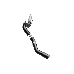 Ram 3500 Performance Exhaust - Single Passenger Side Rear Exit - Magnaflow - Black DPF Series Diesel 5in. Filter-Back - Black - `19-`25 Ram 3500 Performance Exhaust - Single Passenger Side Rear Exit - Magnaflow - Black DPF Series Diesel 5in. Filter-Back - Black - `19-`25