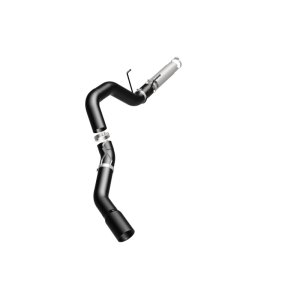 Ram 3500 Performance Exhaust - Single Passenger Side Rear Exit - Magnaflow - Black DPF Series Diesel 5in. Filter-Back - Black - `19-`25 Ram 3500 Performance Exhaust - Single Passenger Side Rear Exit - Magnaflow - Black DPF Series Diesel 5in. Filter-Back - Black - `19-`25