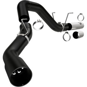 Ram 3500 Performance Exhaust - Single Passenger Side Rear Exit - Magnaflow - Black DPF Series Diesel 5in. Filter-Back - Black - `19-`25 Ram 3500 Performance Exhaust - Single Passenger Side Rear Exit - Magnaflow - Black DPF Series Diesel 5in. Filter-Back - Black - `19-`25