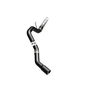 Ram 3500 Performance Exhaust - Single Passenger Side Rear Exit - Magnaflow - Black DPF Series Diesel 5in. Filter-Back - Black - `19-`25 Ram 3500 Performance Exhaust - Single Passenger Side Rear Exit - Magnaflow - Black DPF Series Diesel 5in. Filter-Back - Black - `19-`25