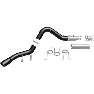 GMC Sierra 3500HD Performance Exhaust - Single Passenger Side Rear Exit - Magnaflow - Black DPF Series - Black - `21-`27