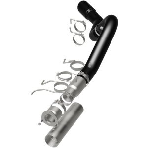 GMC Sierra 3500HD Performance Exhaust - Single Passenger Side Rear Exit - Magnaflow - Black DPF Series - Black - `21-`27
