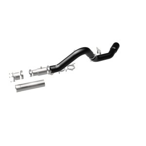 GMC Sierra 3500HD Performance Exhaust - Single Passenger Side Rear Exit - Magnaflow - Black DPF Series - Black - `21-`27